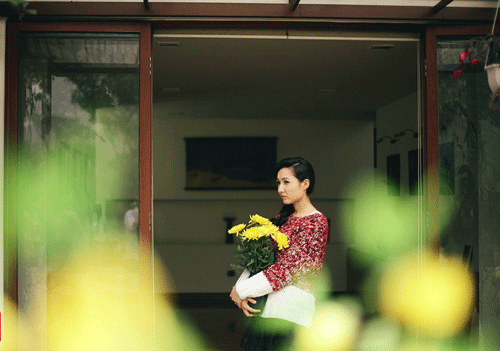 Con gái Mỹ Linh cùng 3 ca sĩ trẻ làm MV đón Tết - ảnh 6