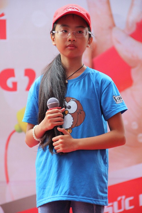 'Sao' Giọng hát Việt nhí xúc động hát tặng các bệnh nhân nhi đồng - ảnh 6