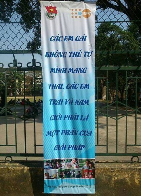 Slogan tình dục an toàn gây hiểu nhầm: BTC nhận lỗi - ảnh 1