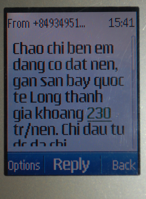 Địa ốc vùng vẫy “dội bom” tin nhắn để đẩy hàng - ảnh 2