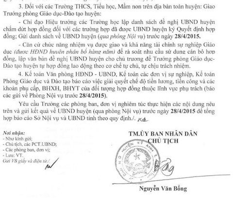Hà Tĩnh: Đột ngột cắt hợp đồng 200 giáo viên không qua xét tuyển - ảnh 2