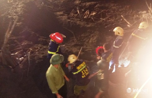 Cận cảnh vụ sập giàn giáo cây xăng đang thi công ở Hà Tĩnh - ảnh 6