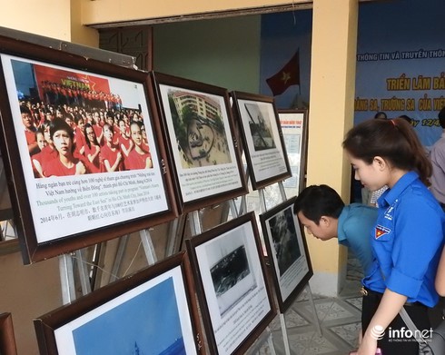 Hà Tĩnh: Trưng bày nhiều tài liệu quý về Hoàng Sa, Trường Sa của Việt Nam - ảnh 5