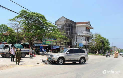 Nghệ An: Xe Prado tông xe máy, một người nhập viện nguy kịch - ảnh 1