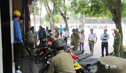 TP Vinh bắt đầu ra quân chiến dịch giải tỏa vỉa hè - ảnh 1