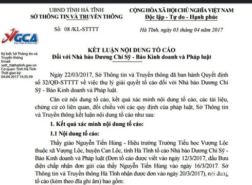 “Treo bút” 6 tháng đối với nhà báo đi dọa dẫm trường học, nói xấu lãnh đạo tỉnh - ảnh 2