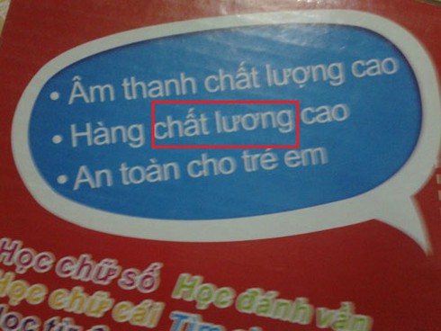 Đồ chơi học chữ xuất xứ Trung Quốc dạy trẻ nói ngọng - ảnh 3