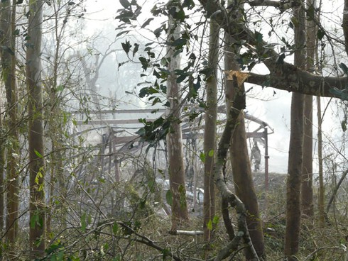 Vụ nổ nhà máy pháo hoa ở Phú Thọ: Tang tóc trùm phố núi - ảnh 11