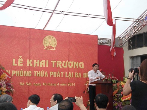 Hà Nội mở Văn phòng Thừa phát lại đầu tiên - ảnh 1