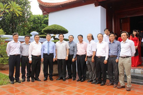 Đoàn Bộ TT&TT dự Lễ khánh thành Khu tưởng niệm đồng chí Lê Đức Thọ - ảnh 6