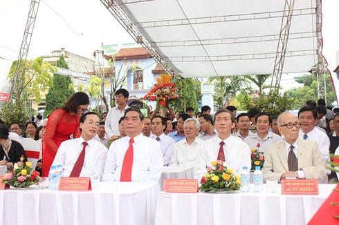 Đoàn Bộ TT&TT dự Lễ khánh thành Khu tưởng niệm đồng chí Lê Đức Thọ - ảnh 1