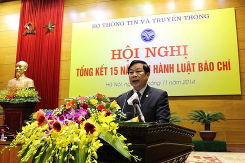 Tổng kết 15 năm thi hành Luật Báo chí - ảnh 1