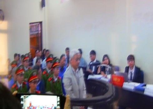 Tòa phúc thẩm công bố lời khai thể hiện