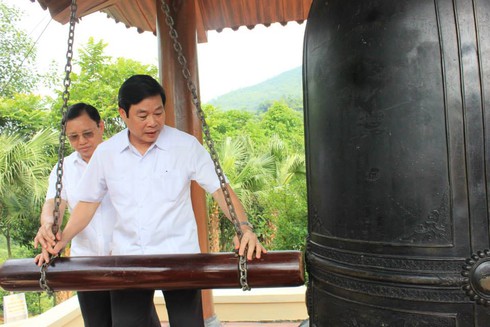 Đoàn Bộ TT&TT dâng hương tưởng niệm Bác Hồ tại Thái Nguyên - ảnh 6