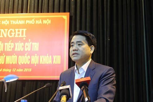 Ông Nguyễn Đức Chung lắng nghe cử tri quận Nam Từ Liêm - ảnh 1