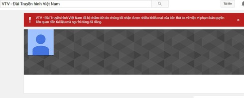 Kênh Youtube của VTV dừng hoạt động - ảnh 2