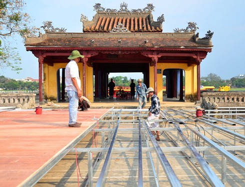 Chùm ảnh: Huế đã sẵn sàng cho ngày khai mạc Festival 2014 - ảnh 6