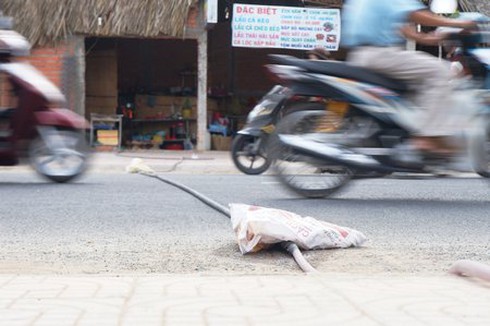 Vĩnh Long: Thi công đường,