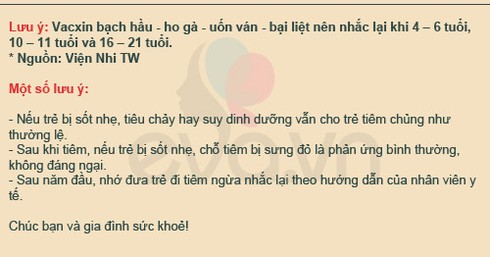 Lịch tiêm chủng quốc gia mà các bậc cha mẹ PHẢI biết - ảnh 5