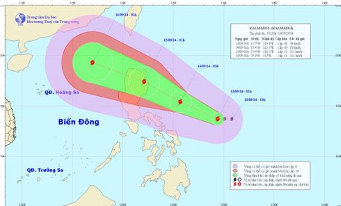 Tin bão gần biển Đông mới nhất sớm 13/9 và dự báo thời tiết trong ngày - ảnh 1