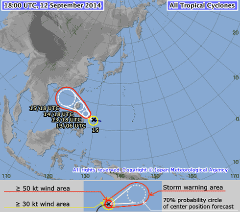 Tin bão gần biển Đông mới nhất sớm 13/9 và dự báo thời tiết trong ngày - ảnh 2