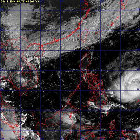 Tin mới nhất siêu bão Hagupit đang tiến vào Biển Đông - ảnh 1