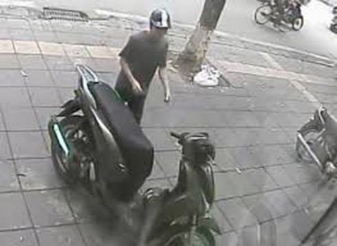 Bắt “nóng” đối tượng trộm xe SH - ảnh 1