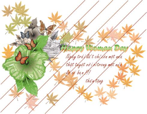 Thiệp mừng 8/3 kèm lời chúc đẹp, hay, ý nghĩa - ảnh 6