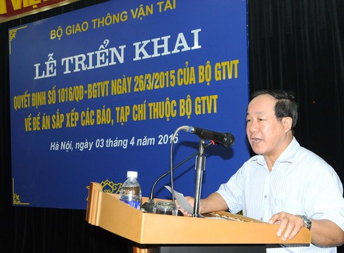 Triển khai quyết định sắp xếp lại báo chí Bộ GTVT - ảnh 2