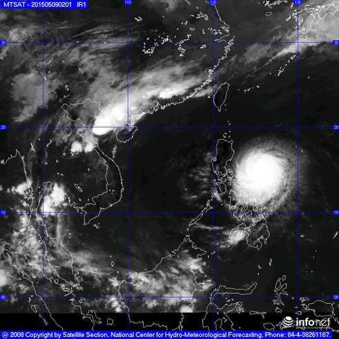 Tin mới nhất về cơn bão NOUL sáng 9/5 và dự báo thời tiết hôm nay - ảnh 1