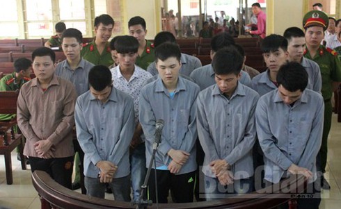 Bắc Giang: 123 năm tù cho nhóm bị cáo giết người - ảnh 1