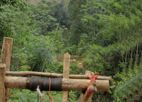 Dùng “cáp treo” vận chuyển nông - lâm sản - ảnh 9