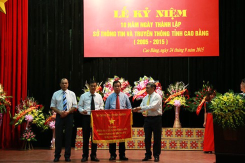 Sở TT&TT tỉnh Cao Bằng kỷ niệm 10 năm thành lập - ảnh 1