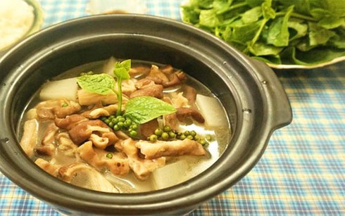 Dạ dày hầm tiêu xanh nóng hổi vừa ăn vừa thổi - ảnh 1