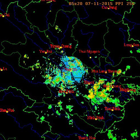 Cảnh báo mưa dông Hà Nội 7/11 và dự báo thời tiết cả nước 10 ngày tới - ảnh 1