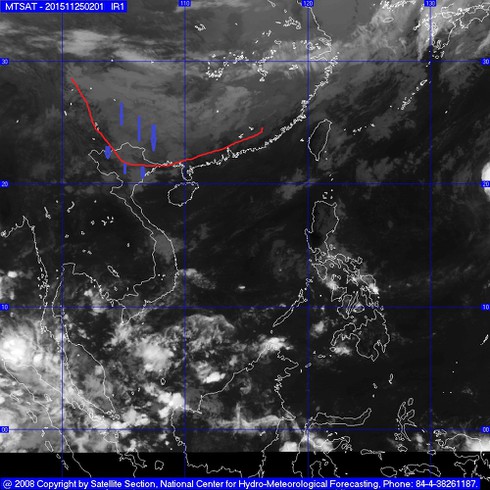 Tin không khí lạnh mới nhất 25/11 và dự báo thời tiết Hà Nội 10 ngày tới - ảnh 1