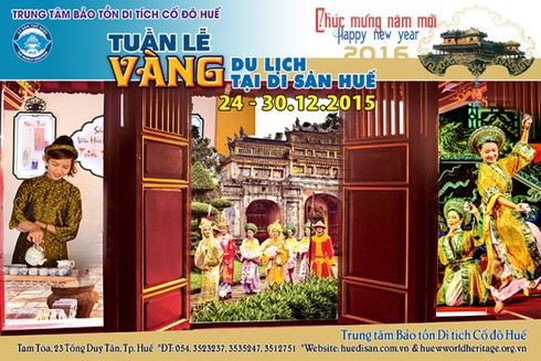 Tuần lễ vàng du lịch tại di sản Huế lần 4 - 2015 - ảnh 1