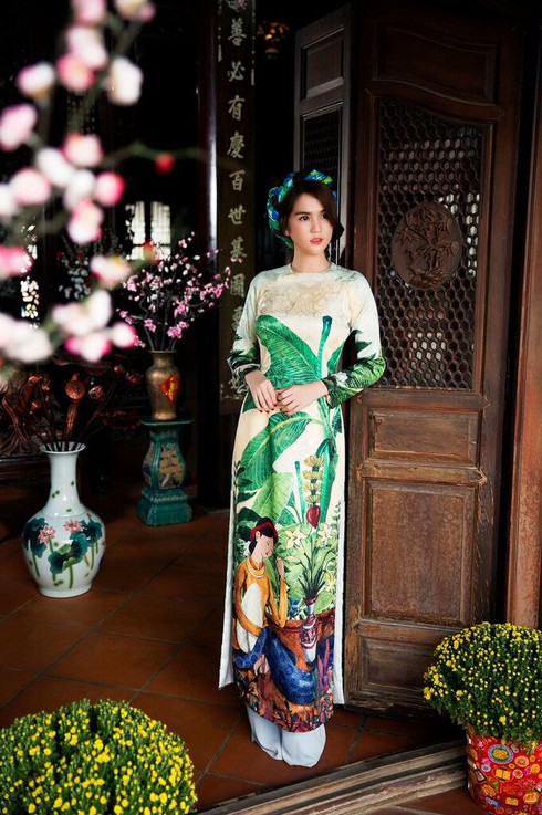 Ngọc Trinh tiếp tục làm mới mình trong trang phục áo dài - ảnh 2