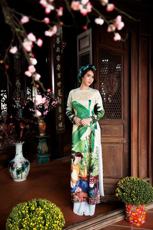 Ngọc Trinh tiếp tục làm mới mình trong trang phục áo dài - ảnh 3