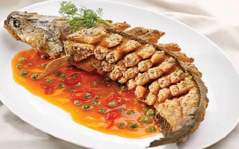 Cá lóc hấp tương bần - ảnh 1