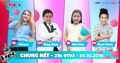 Xem Liveshow 7 - Chung kết Giọng hát Việt nhí 2016 ngày 29/10 online trên VTV3 - ảnh 1