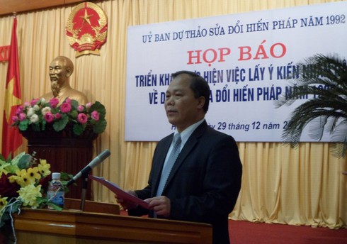 Báo chí mở chuyên trang lấy ý kiến nhân dân về dự thảo sửa đổi Hiến pháp - ảnh 1
