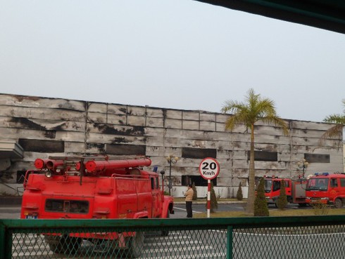 Lửa thiêu rụi xưởng sơn Công ty Mobase Việt Nam - ảnh 5