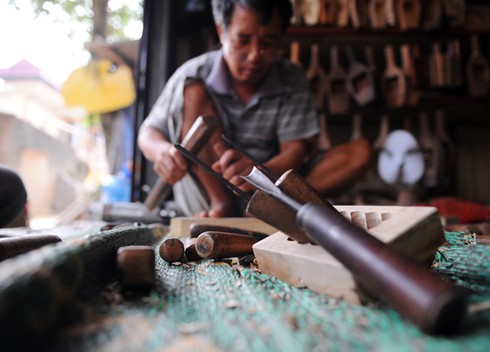 Nhộn nhịp làng làm khuôn bánh Trung Thu truyền thống của Hà Nội - ảnh 9