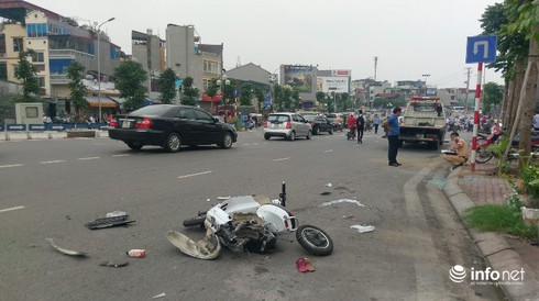 Xe “điên” gây tai nạn liên hoàn trên phố, 3 người nhập viện - ảnh 2