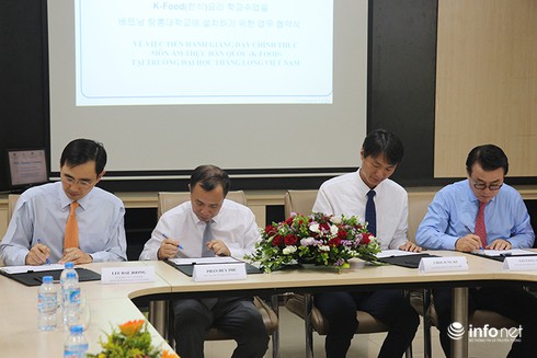 Ẩm thực Hàn Quốc thành môn học chính thức tại trường Đại học Thăng Long - ảnh 1