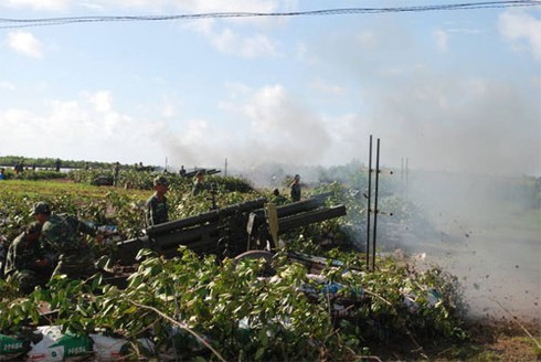 Xem pháo binh Quân khu 9 kiểm tra bắn đạn thật trên biển - ảnh 2