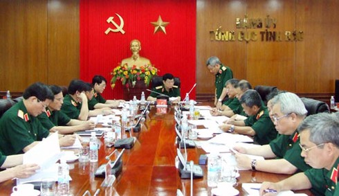 Thượng tướng Ngô Xuân Lịch thăm và làm việc tại Tổng cục tình báo - ảnh 1