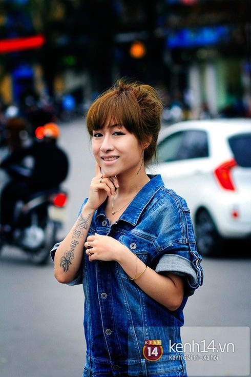 Những hot girl Hà Thành nghiện xăm hình nhất - ảnh 1