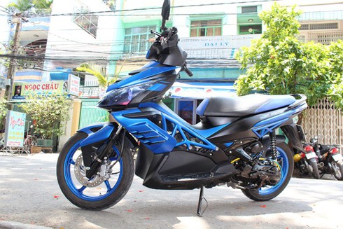 Honda Air Blade độ xanh lam cảm hứng mô tô Ducati - ảnh 2